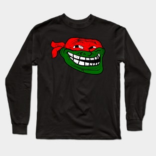 Ninja Trolltle Red Long Sleeve T-Shirt